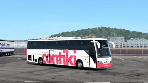 ETS2 - Temsa Safir Plus – Contiki Pink Skin