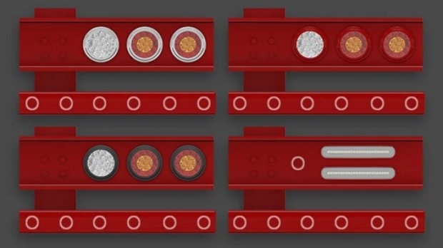ETS2 - Trailer Rear Bumper Round LED Lights V1.0