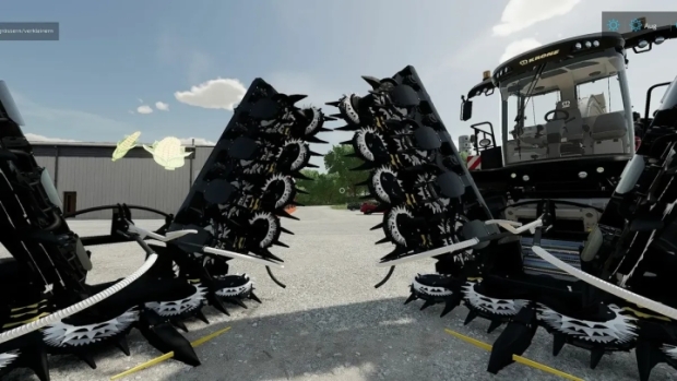 FS22 - Unreal Kemper Cutting Units 18M for All Shredders V1.0