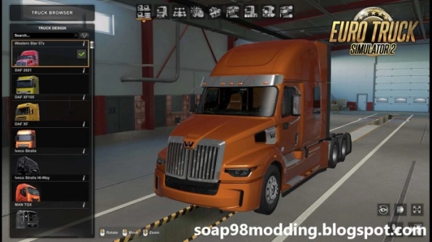 ETS2 - Westernstar 57x Truck V1.5.2 thumbnail 2