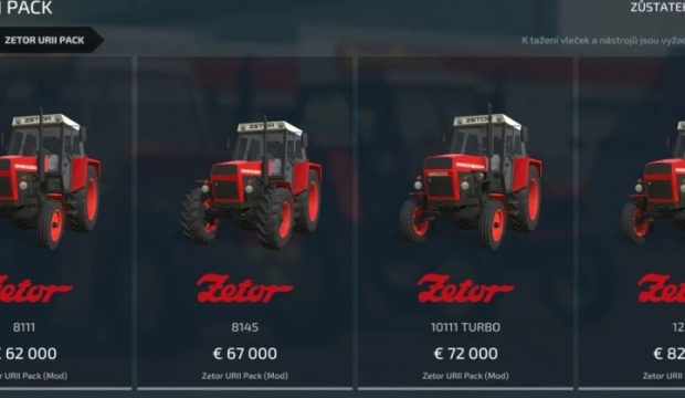 FS22 - Zetor URII Pack V1.0