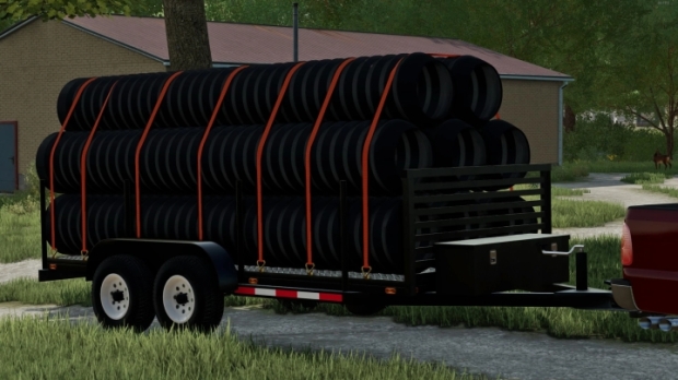 FS22 - 16 Foot Pipe Trailer V1.0