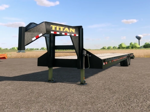 FS22 - 40FT Gooseneck Multibrand Trailer V1.0