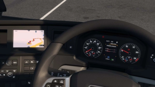 ETS2 - Analog Dashboard Interior for MAN TGX 2020 V1.1