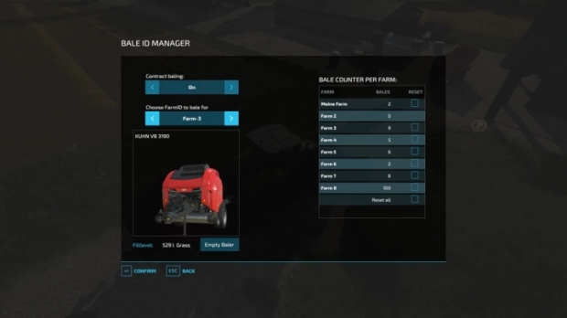 FS22 - Bale ID Manager V2.0.0.1
