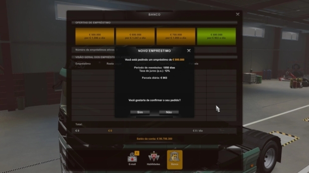 ETS2 - Bank with More Money and Time to Pay V1.0