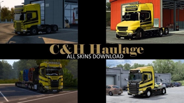 ETS2 - C&H Haulage Skins