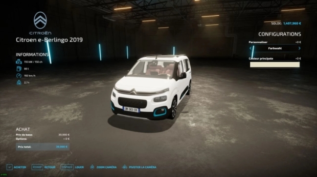 FS22 - Citroen Berlingo 2019 V2.0