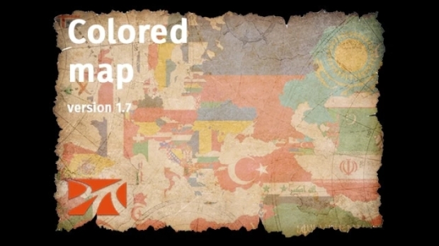 ETS2 - Colored Map for (ProMods) V1.8.1