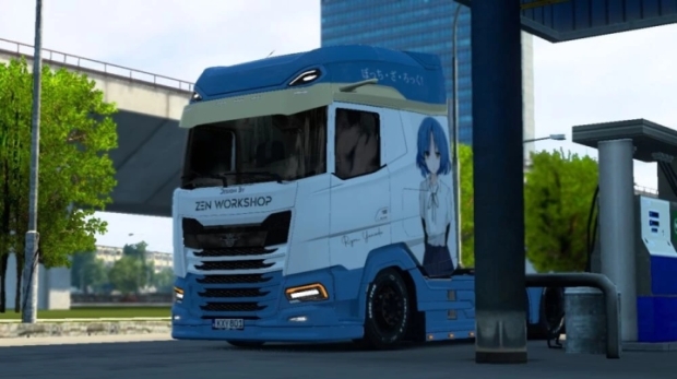 ETS2 - DAF 2021 (Jasper) Rin X Ryou Skin Rework By Zen Workshop