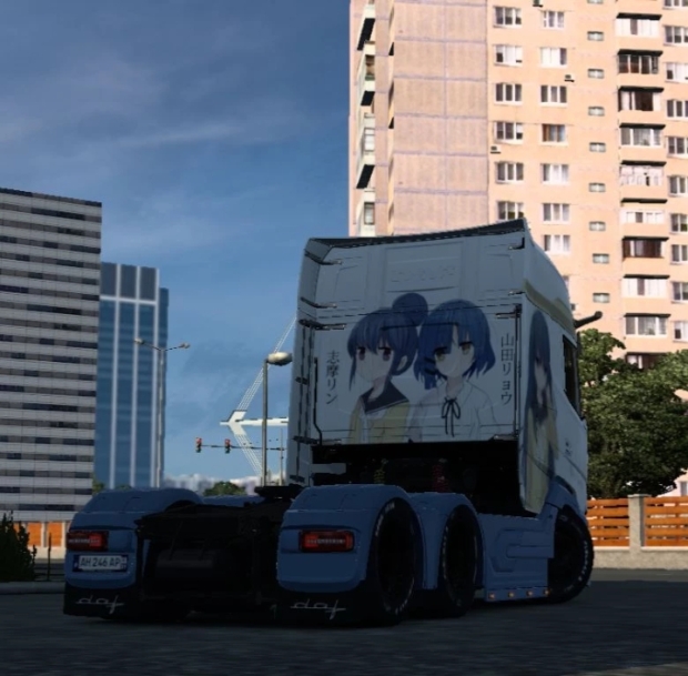 ETS2 - DAF 2021 Rin X Ryou Skin Reworks thumbnail 2