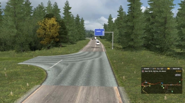 ETS2 - Kolomna-Krasny Bogatyr-RC+New Road Near Ukholovo V0.1