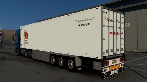 ETS2 - Lamberet P.Bjarne Andersen Custom Trailer