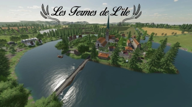 FS22 - Les Fermes de lile Map V1.0.0.3