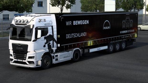 ETS2 - MAN Trucks Fahren for Deutschland Skin V1.0