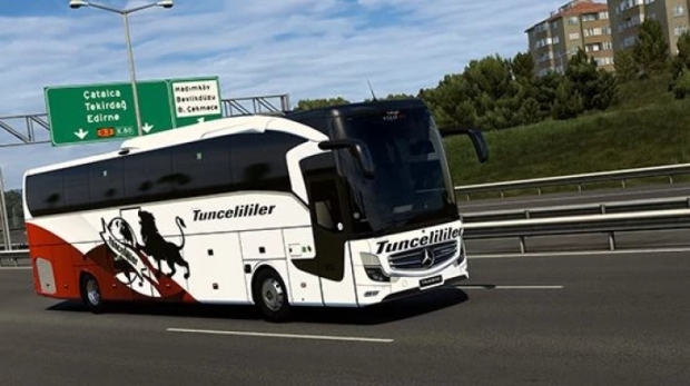 ETS2 - MB Travego 16 SHD Can Dersim Tuncelililer Skin