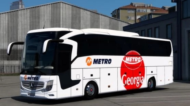 ETS2 - Mercedes Travego 15 SHD Metro Georgia Skin