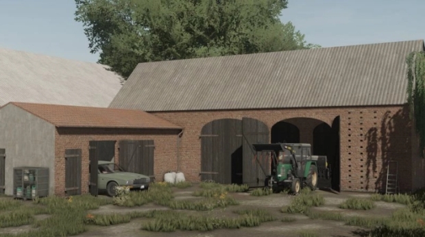FS22 - Old Brick Building V1.0