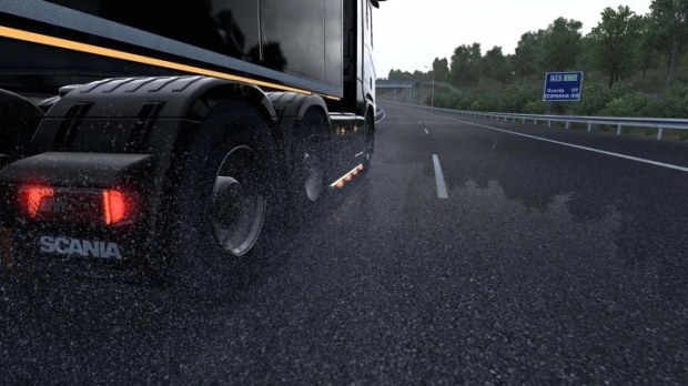 ETS2 - Realistic Rain & Water & Thunder Sounds V6.7.1