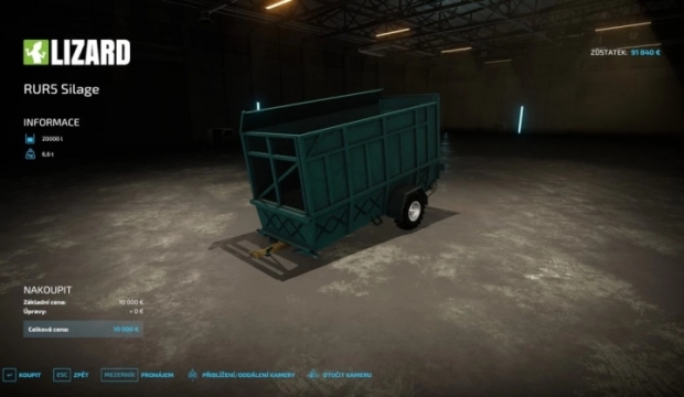 FS22 - RUR 5 Silage Trailer V1.0