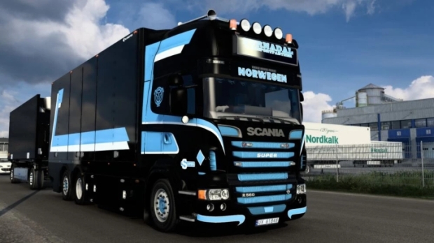 ETS2 - Scania R 2012 Streamline 2014 Surnadal Transport Skin