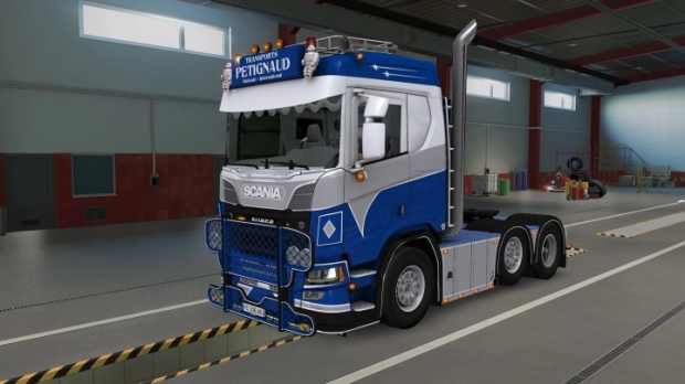 ETS2 - Scania R580 Petignaud Transports Reworked