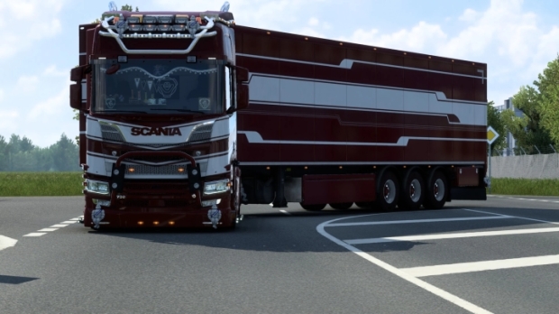 ETS2 - Scania Red Truckrs Mp 1.45.5