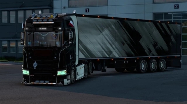 ETS2 - Scania S Black Poland [Trailer] TruckrsMp