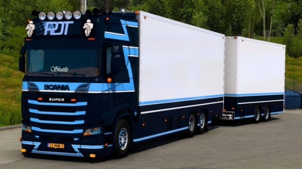ETS2 - Scania S650 + Trailer PDT Logistics V1.1