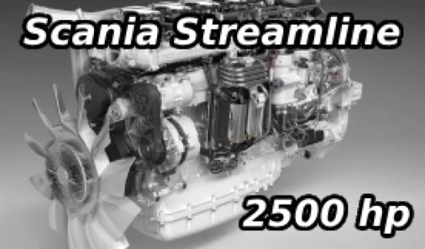 ETS2 - Scania Streamline 2500 HP Engine (200km/h+)