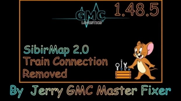 ETS2 - SibirMap 2.0 Train Connection Removed V1.0
