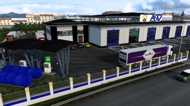 ETS2 - Skin Big Garage ASV Logistica
