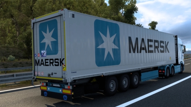 ETS2 - Skin Maersk Krone Dry Liner V1.0 | Euro Truck Simulator 2 | Mods ...