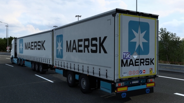 ETS2 - Skin Maersk Krone Profi Liner V1.0