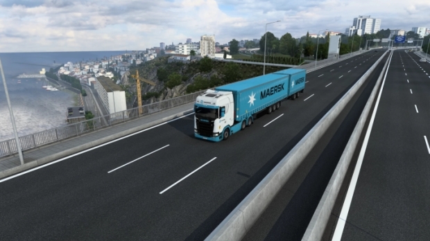 ETS2 - Skin Maersk Krone Profi Liner V2.0