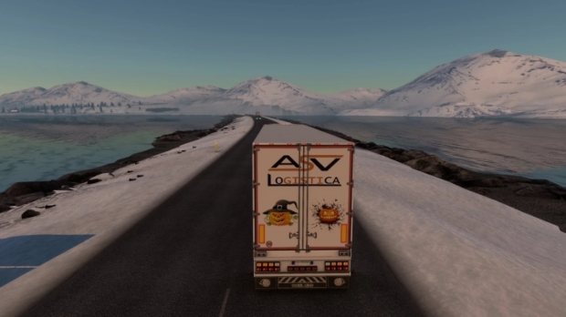 ETS2 - Skin Trailer Halloween ASV Logistica