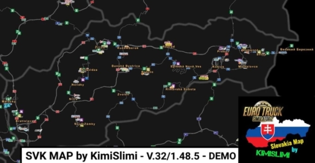 ETS2 - SVK MAP V.32