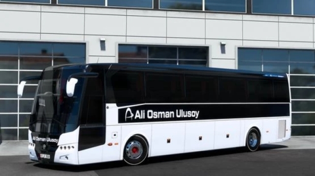 ETS2 - Temsa Safir 2 2010-2015 Ali Osman Ulusoy Black&White Concept Kaplamasi Skin