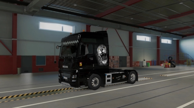 ETS2 - The Black Lion MAN (Gloover 1.9)