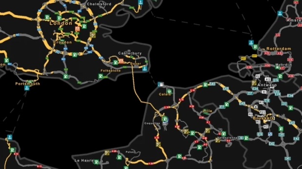 ETS2 - Channel Tunnel Unhidden - Promods Addon V1.0