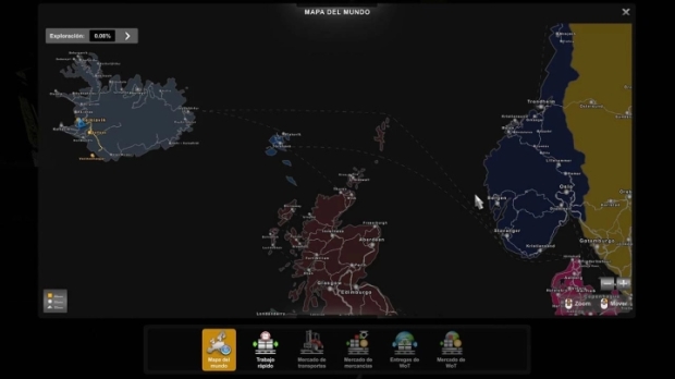 ETS2 - Colored Map for ProMods V1.0