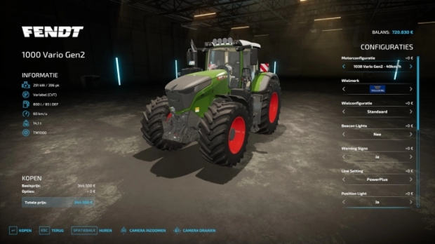 FS22 - Fendt 1000 Vario Pack V1.0