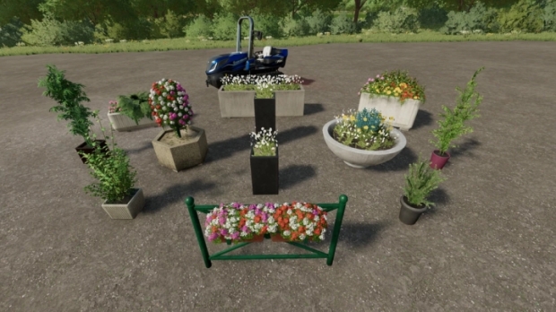 FS22 - Flower Pots Pack V1.1