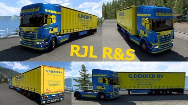 ETS2 - G.Dekker BV Skin Pack V1.0