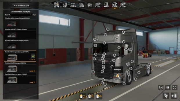 ETS2 - Headlight Options (Led+Xenon)