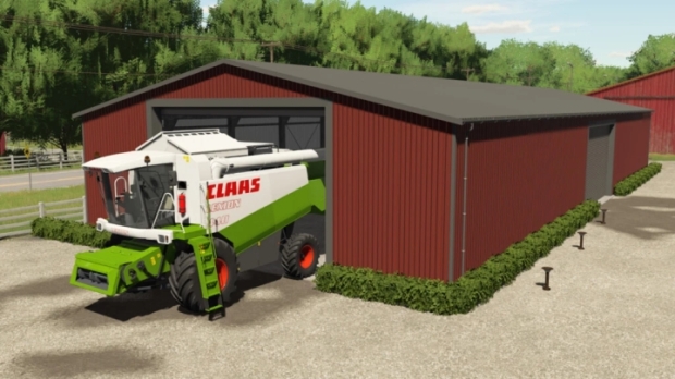 FS22 - Metal Hall With Silo V1.0