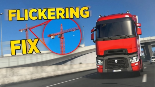 ETS2 - New Temporal Anti Aliasing - No More Aliasing, Flickering V8.4.3