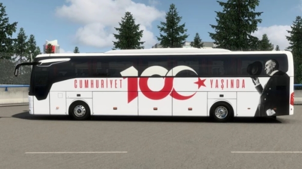 ETS2 - New Tourismo Turkish Republic Day Skin