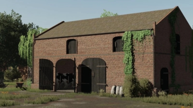 FS22 - Old Brick Cowshed V1.0