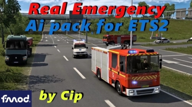 ETS2 - Real Emergency Ai Pack Base Edition V1.48.5b